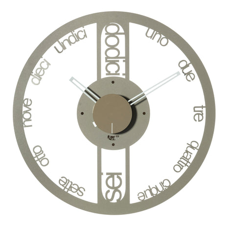 ARTI & MESTIERI Orologio Moderno da Parete Circolo Piccolo Sabbia