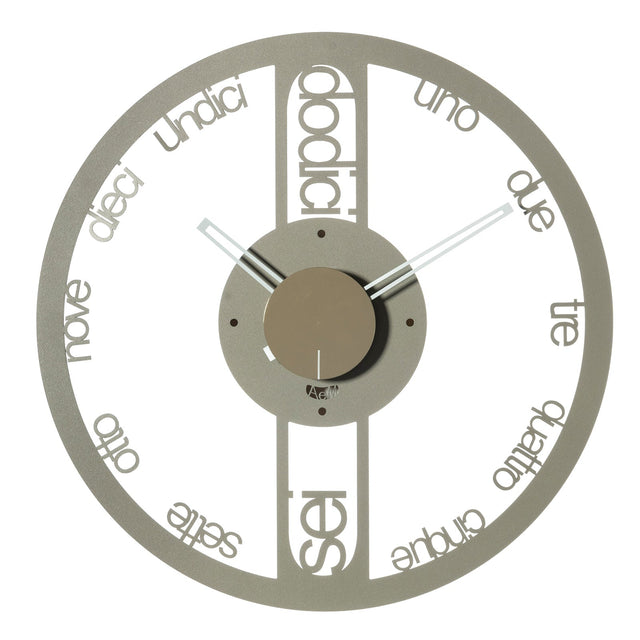 ARTI & MESTIERI Orologio Moderno da Parete Circolo Piccolo Sabbia