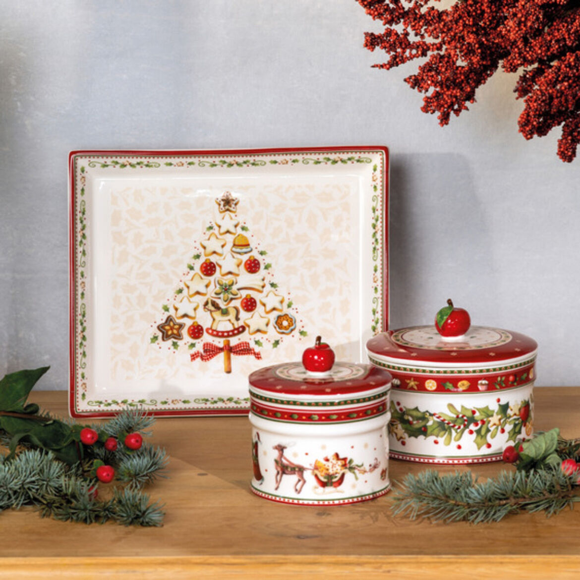 VILLEROY & BOCH Winter Bakery Delight Scatola Contenitore Biscotti 11cm Natale