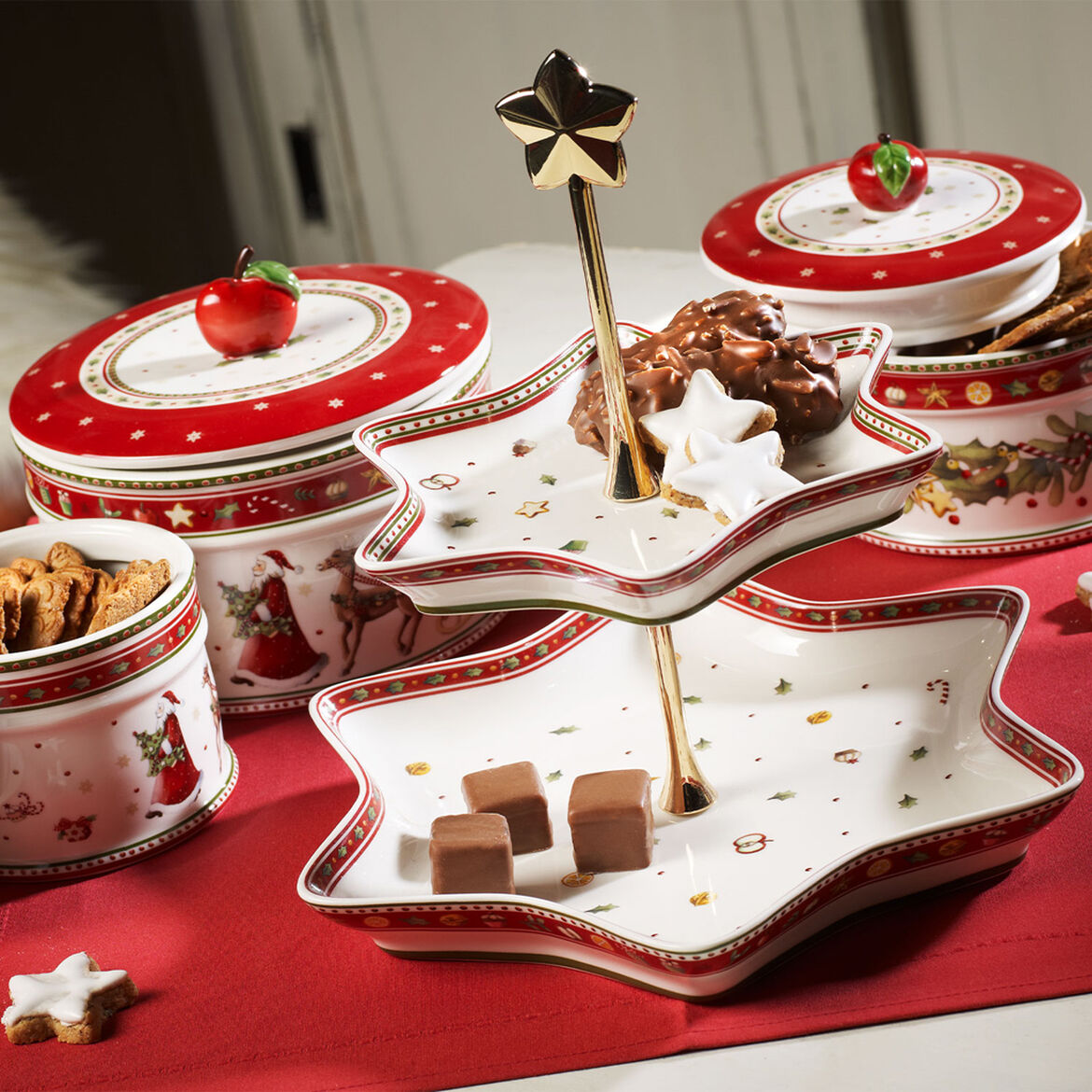 VILLEROY & BOCH Winter Bakery Delight Scatola Contenitore Biscotti 19cm Natale