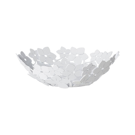 ARTI & MESTIERI Centro Tavola di Design Floreale Fior di Loto Piccolo Bianco Marmo