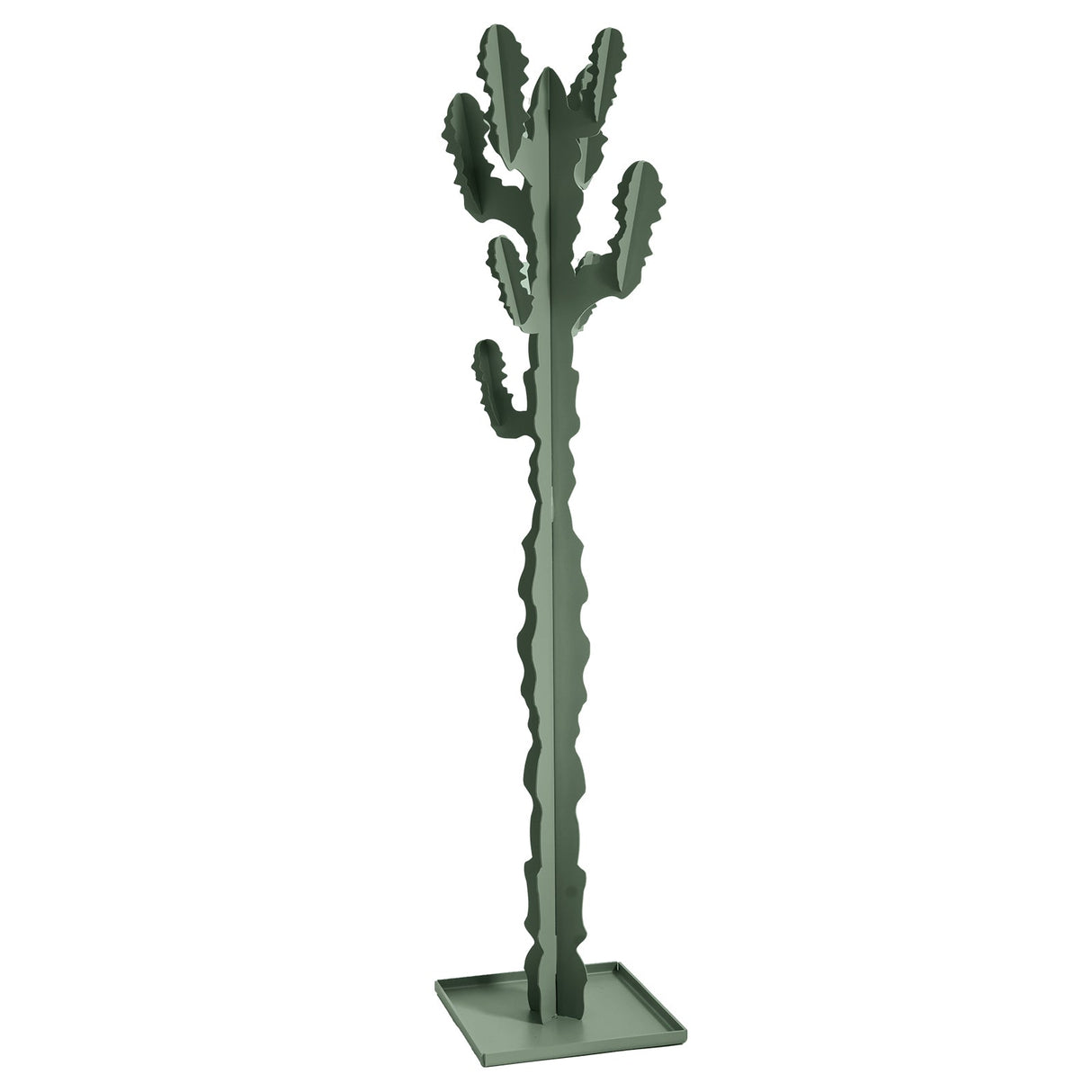 ARTI & MESTIERI Appendiabiti da Terra Cactus Verde Salvia