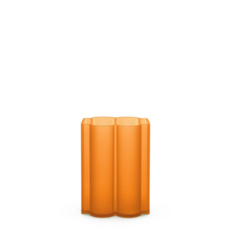 KARTELL Okra Vaso Basso 24x18cm Arancio PMMA Riciclato