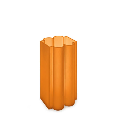 KARTELL Okra Vaso Basso 24x18cm Arancio PMMA Riciclato