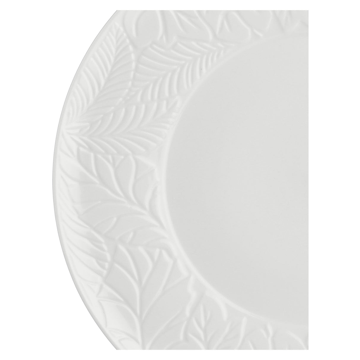 LA PORCELAINA BIANCA Bosco Set 6 Pieces Dinner Plate 27cm White