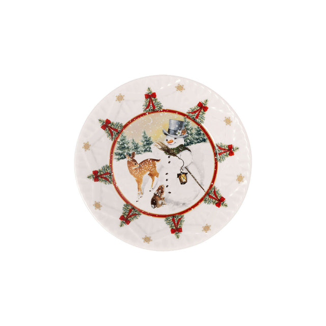 VILLEROY & BOCH Toy's Fantasy Ciotola Coppa Pupazzo di Neve 16,5cm Porcellana Tavola di Natale