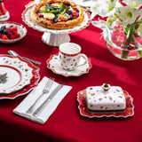 VILLEROY & BOCH Toy's Delight Burriera 12,5x15,5x6cm Porcellana Tavola di Natale