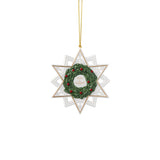 VILLEROY & BOCH Annual Ornaments 2024 Addobbo per Albero di Natale Stella 10,5cm Porcellana