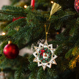 VILLEROY & BOCH Annual Ornaments 2024 Addobbo per Albero di Natale Stella 10,5cm Porcellana