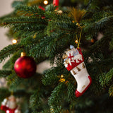 VILLEROY & BOCH Annual Ornaments 2024 Addobbo per Albero di Natale Stivale 13cm Porcellana