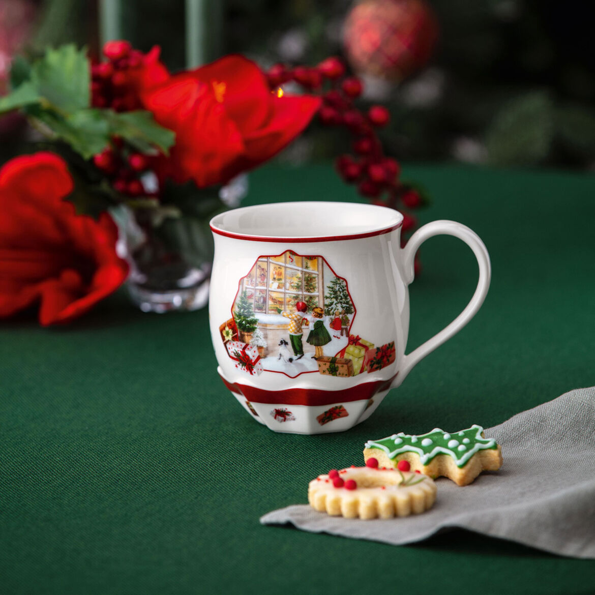 VILLEROY & BOCH Toy's Fantasy Tazza MUG con Manico 450ml Porcellana Tavola di Natale