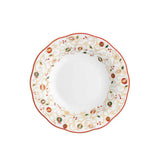 BRANDANI Party Time Table Service Plates 18 Pieces Christmas Porcelain