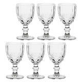 LA PORCELLANA BIANCA Barberino Set 6 Pezzi Calice Bicchiere 250ml Vetro