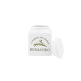 LA PORCELLANA BIANCA Conserva Barattolo Contenitore Rosmarino 175ml Porcellana