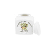 LA PORCELLANA BIANCA Conserva Barattolo Contenitore Aromi 500ml Porcellana