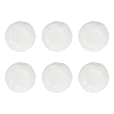 LA PORCELLANA BIANCA Lunia Set 6 Piatti Fondi Coupe 21cm Bianco Porcellana
