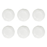 LA PORCELLANA BIANCA Lunia Set 6 Piatti Fondi Coupe 21cm Bianco Porcellana