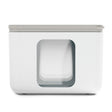 BLIM PLUS Peek Box Contenitore Quadro 2 Pezzi 10x13cm Arctic White Bianco Made in Italy 100% Riciclabile