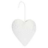 LA PORCELLANA BIANCA Leopoldina Umidificatore Cuore Fiori 18cm Bianco Porcellana
