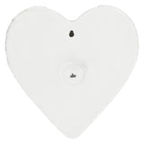 LA PORCELLANA BIANCA Leopoldina Umidificatore Cuore Fiori 18cm Bianco Porcellana