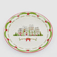 EDG Enzo De Gasperi Piatto Piano Christmas 25cm Porcellana Tavola di Natale