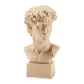 Busto David di Michelangelo Palais Royal in resina beige 50 cm