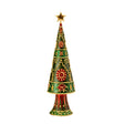PALAIS ROYAL Abete Albero di Natale 33cm Resina Verde Decorazione Natalizia