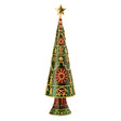 PALAIS ROYAL Abete Albero di Natale 43cm Resina Verde Decorazione Natalizia