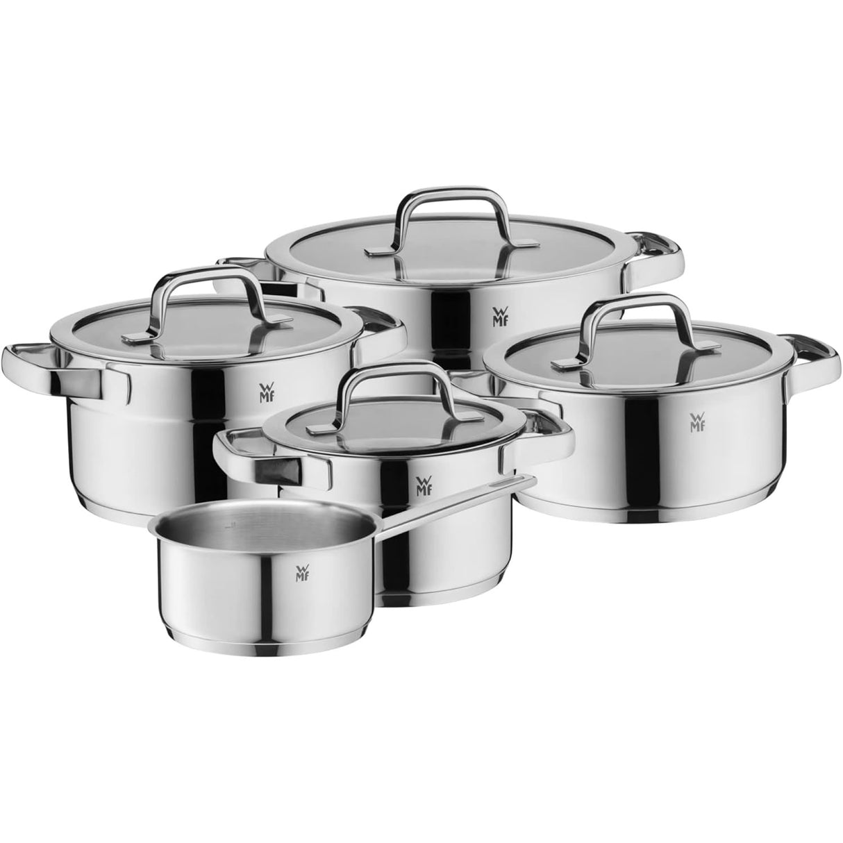WMF Compact Cuisine Set di Pentole 5 Pezzi Acciaio Inox Induzione
