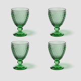 VILLEROY & BOCH Boston Coloured Verde Calice Acqua Set 4 Pezzi 250ml Cristallo