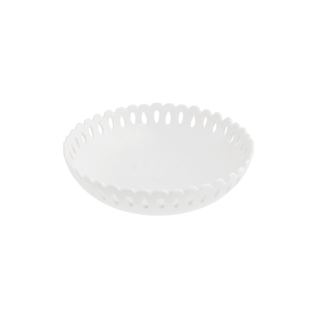 LA PORCELLANA BIANCA Giulietta Ciotola Traforata 21cm Bianco Porcellana