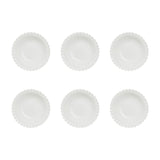 LA PORCELLANA BIANCA Romeo Piatto Fondo Set 6 Pezzi 21cm Bianco Porcellana
