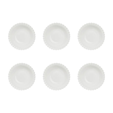 LA PORCELLANA BIANCA Romeo Piatto Fondo Set 6 Pezzi 21cm Bianco Porcellana