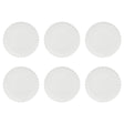 LA PORCELLANA BIANCA Romeo Piatto Piano Set 6 Pezzi 27cm Bianco Porcellana