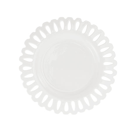 LA PORCELLANA BIANCA Giulietta Piatto Frutta Set 6 Pezzi 21cm Bianco Porcellana