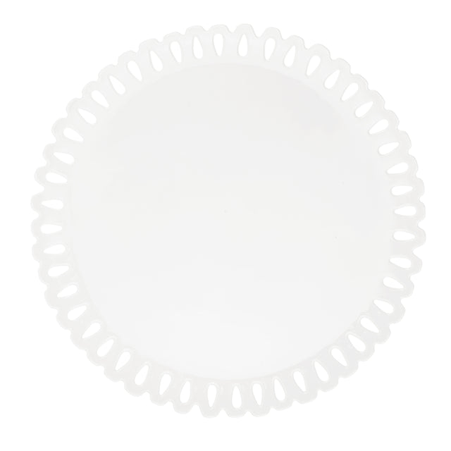 LA PORCELLANA BIANCA Giulietta Piatto Torta da Portata 34cm Bianco Porcellana