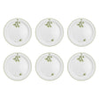 LA PORCELLANA BIANCA Coltivia Piatto Piano Set 6 Pezzi 27cm Porcellana