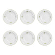 LA PORCELLANA BIANCA Coltivia Piatto Fondo Set 6 Pezzi 21cm Porcellana
