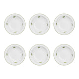 LA PORCELLANA BIANCA Coltivia Piatto Fondo Set 6 Pezzi 21cm Porcellana
