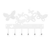 ARTI & MESTIERI Portachiavi Moderno da Parete "Butterfly" Bianco