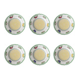 VILLEROY & BOCH French Garden Fleurence Piatto Fondo Set 6 Pezzi 23cm Porcellana