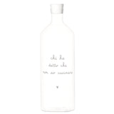 SIMPLE DAY Bottiglia in Vetro Chi ha Detto che Non So Cucinare 1,4 Litri Vetro Borosilicato