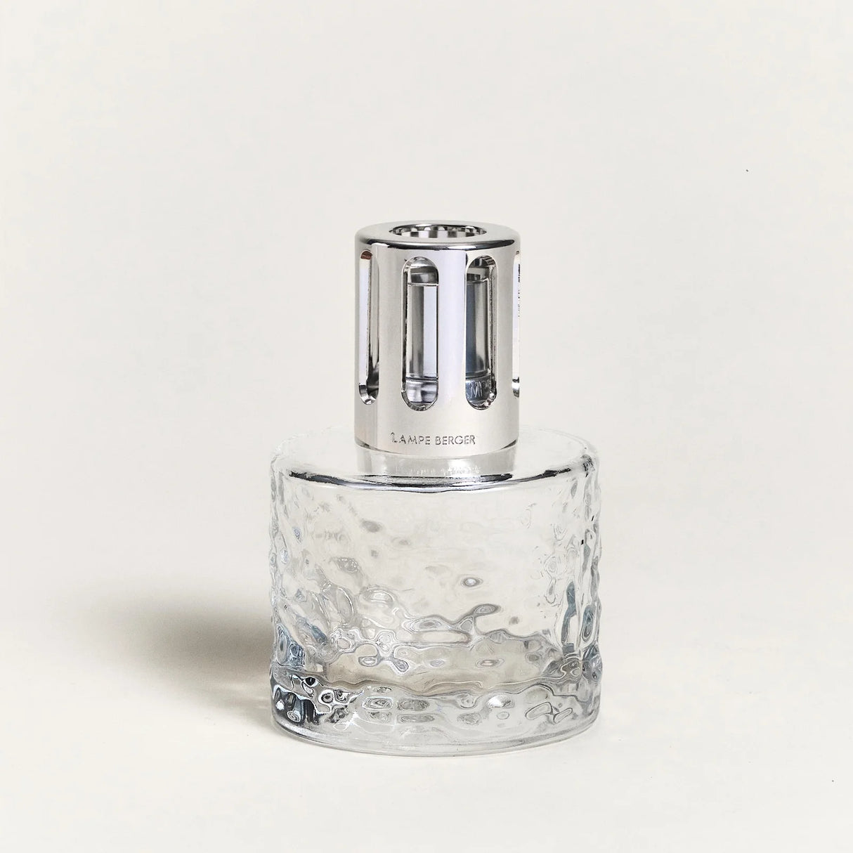 LAMPE BERGER Lampada Catalitica Cofanetto Mirage Trasparente con Flacone 250ml Thé Blanc Pureté