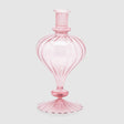 EDG Enzo De Gasperi Vaso Monofiore Goccia 30cm Rosa Vetro