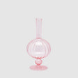EDG Enzo De Gasperi Vaso Monofiore Ovoide 26cm Rosa Vetro