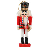 TIMSTOR Schiaccianoci Set 4 Pezzi Legno 13 cm Decorazione Natalizia Natale