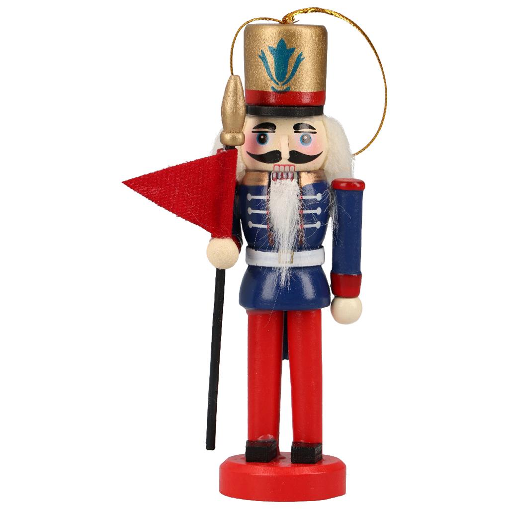 TIMSTOR Nutcracker Set 4 Pieces Wood 13 cm Christmas Decoration