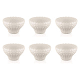 GUZZINI Tiffany Ciotola Coppetta Bianco Set 6 Pezzi 12cm