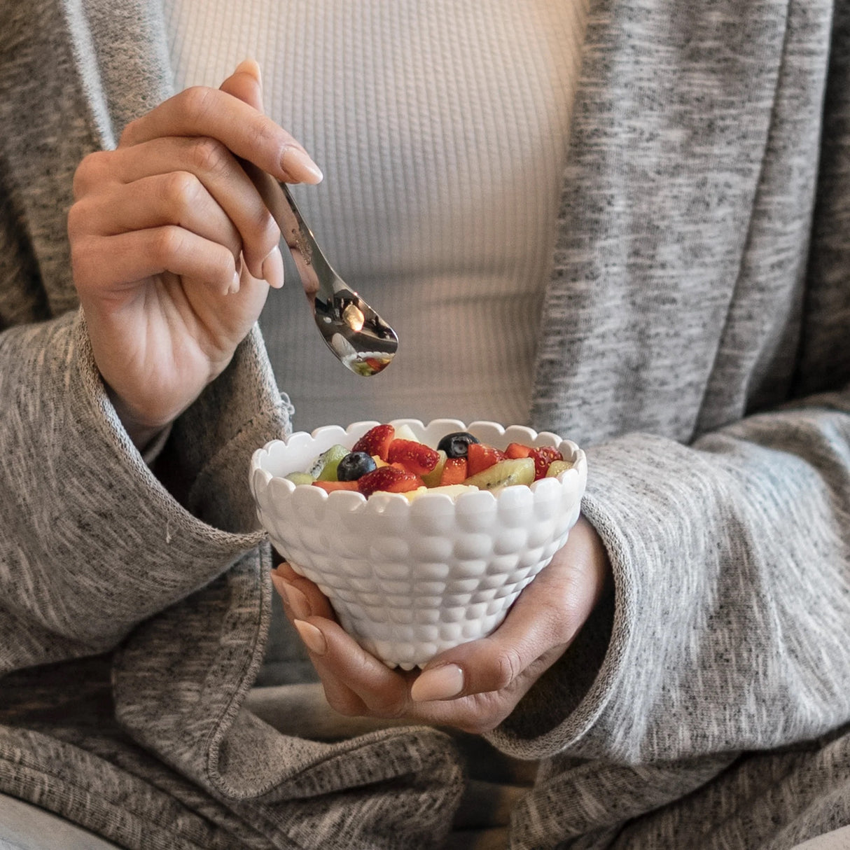 GUZZINI Tiffany Ciotola Coppetta Bianco Set 6 Pezzi 12cm