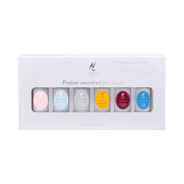 HYPNO CASA Scatola 6 Pezzi Profumi Bucato Misti 20ml